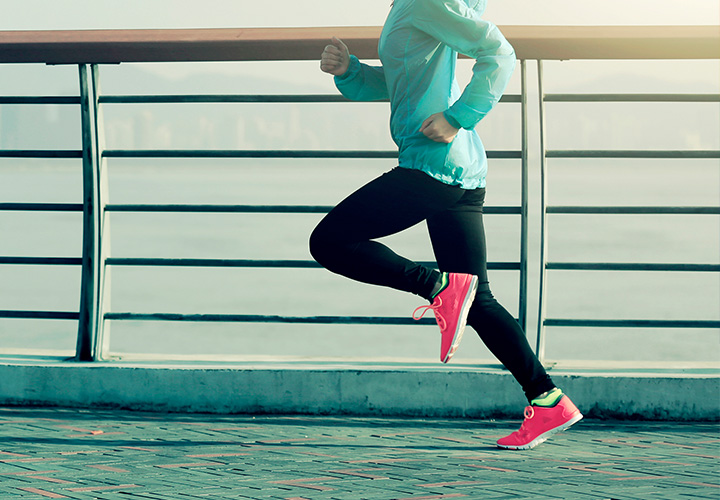 mujer corriendo