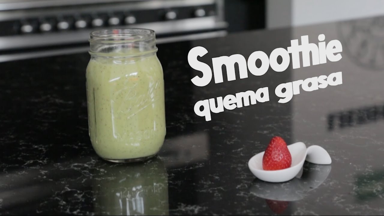 Receta: Smoothie quema grasa