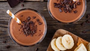 Smoothie de chocolate para la dieta